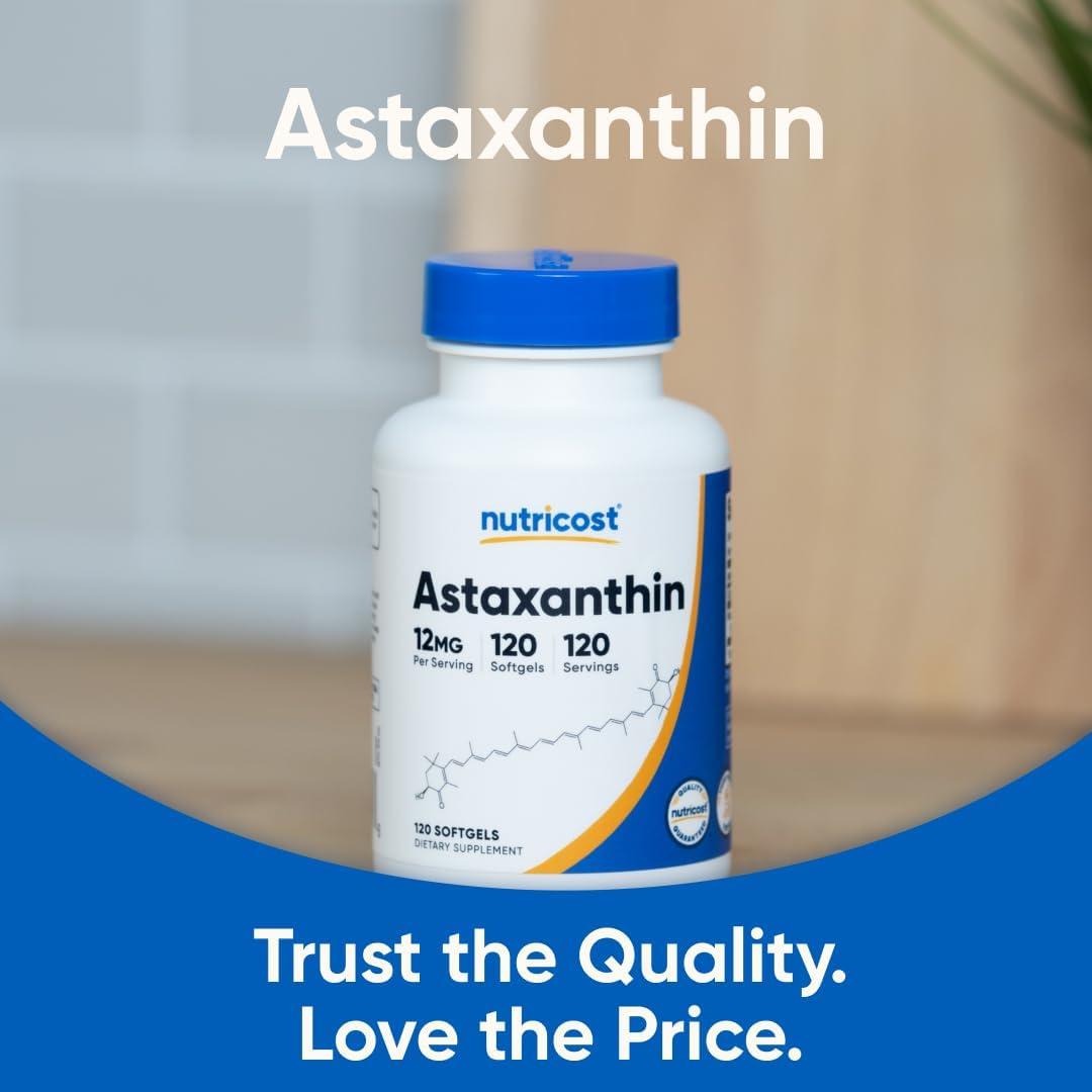 image:imageNutricost Astaxanthin 12mg 60 Softgels NonGMO and Gluten Free 2 Month Supply120 Count Pack of 2