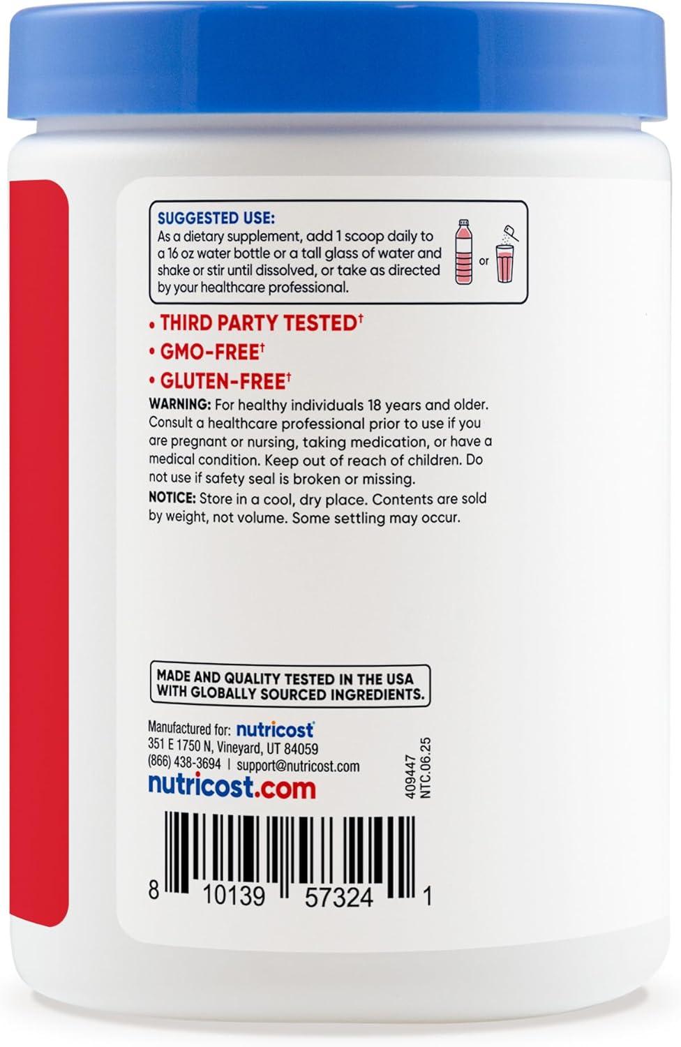 image:imageNutricost Electrolyte Complex Powder 60 Servings Blue Raspberry Hydration Supplement Drink Mix with Vitamins and MineralsFruit Punch