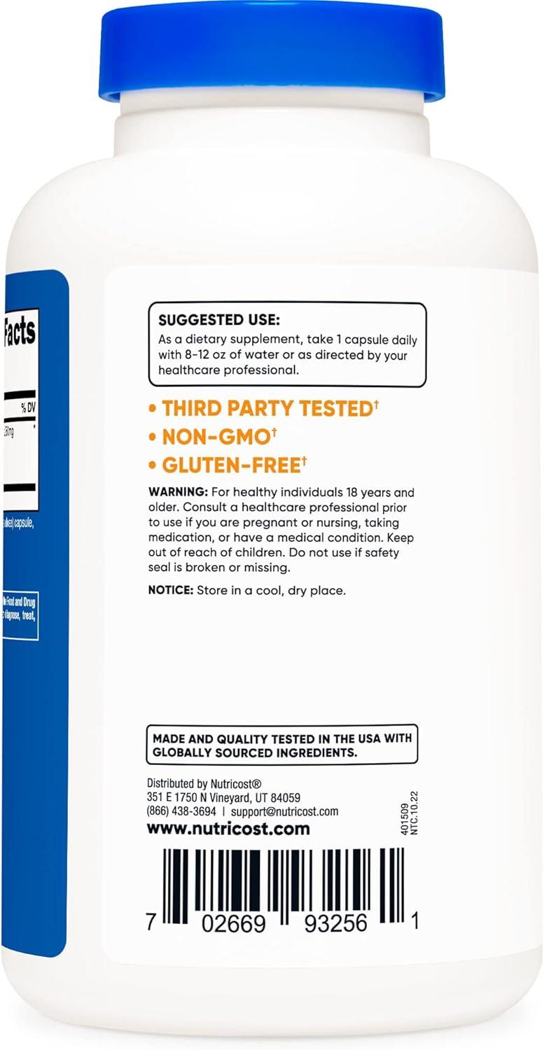 image:imageNutricost Milk Thistle Extract 240 Capsules for 240 Servings Per Bottle Vegan GMO Free and Gluten Free240 Count Pack of 3