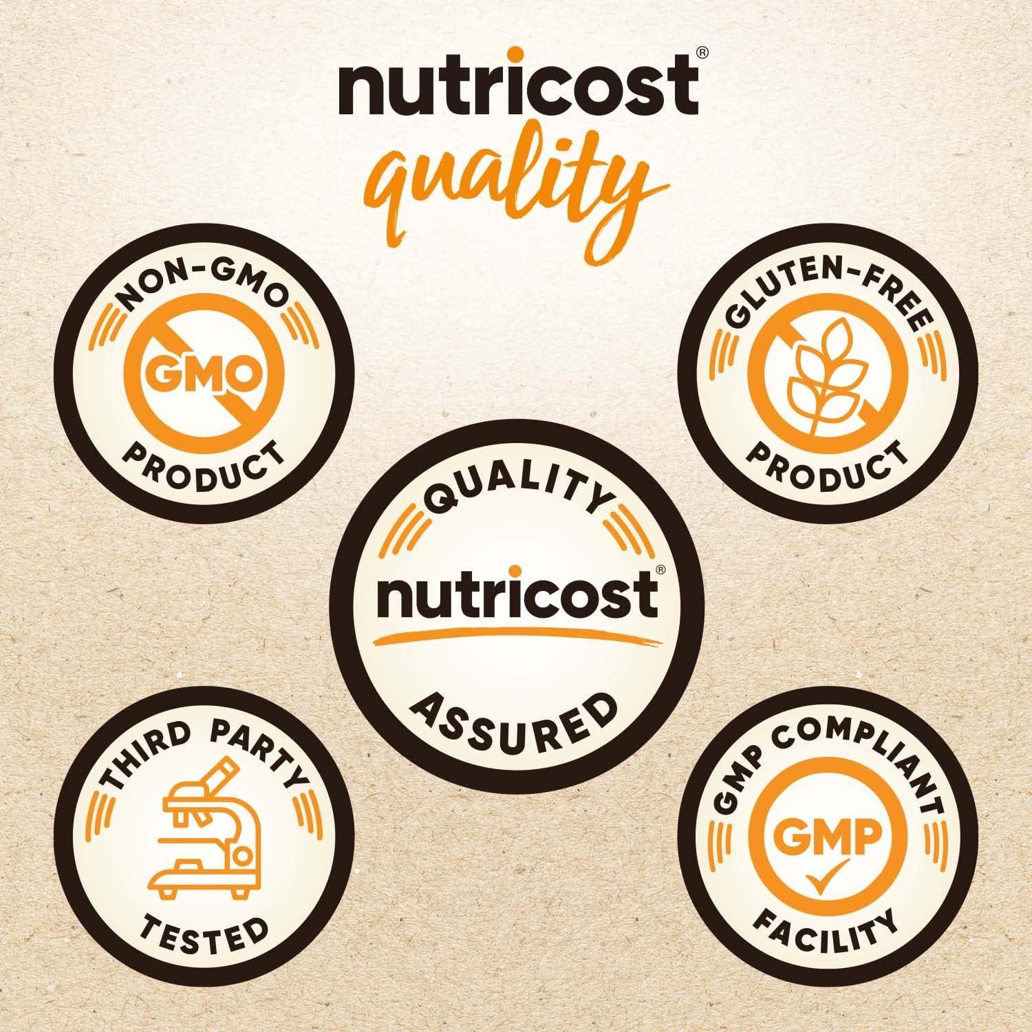 image:imageNutricost Organic Pea Protein Powder 3 LBS Unflavored Certified USDA Organic Protein from Plants Vegetarian Friendly Gluten Free NonGMO