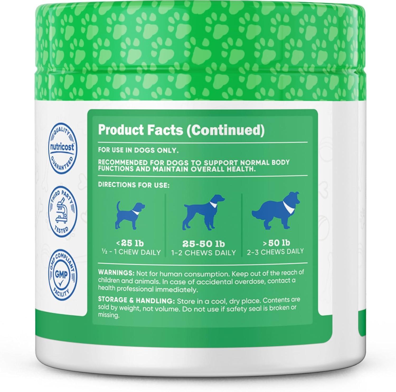 image:imageNutricost Pets MultiFunctional Active amp Healthy Lifestyle Support Soft Chews for Dogs Beef Flavor 60 Soft Chews