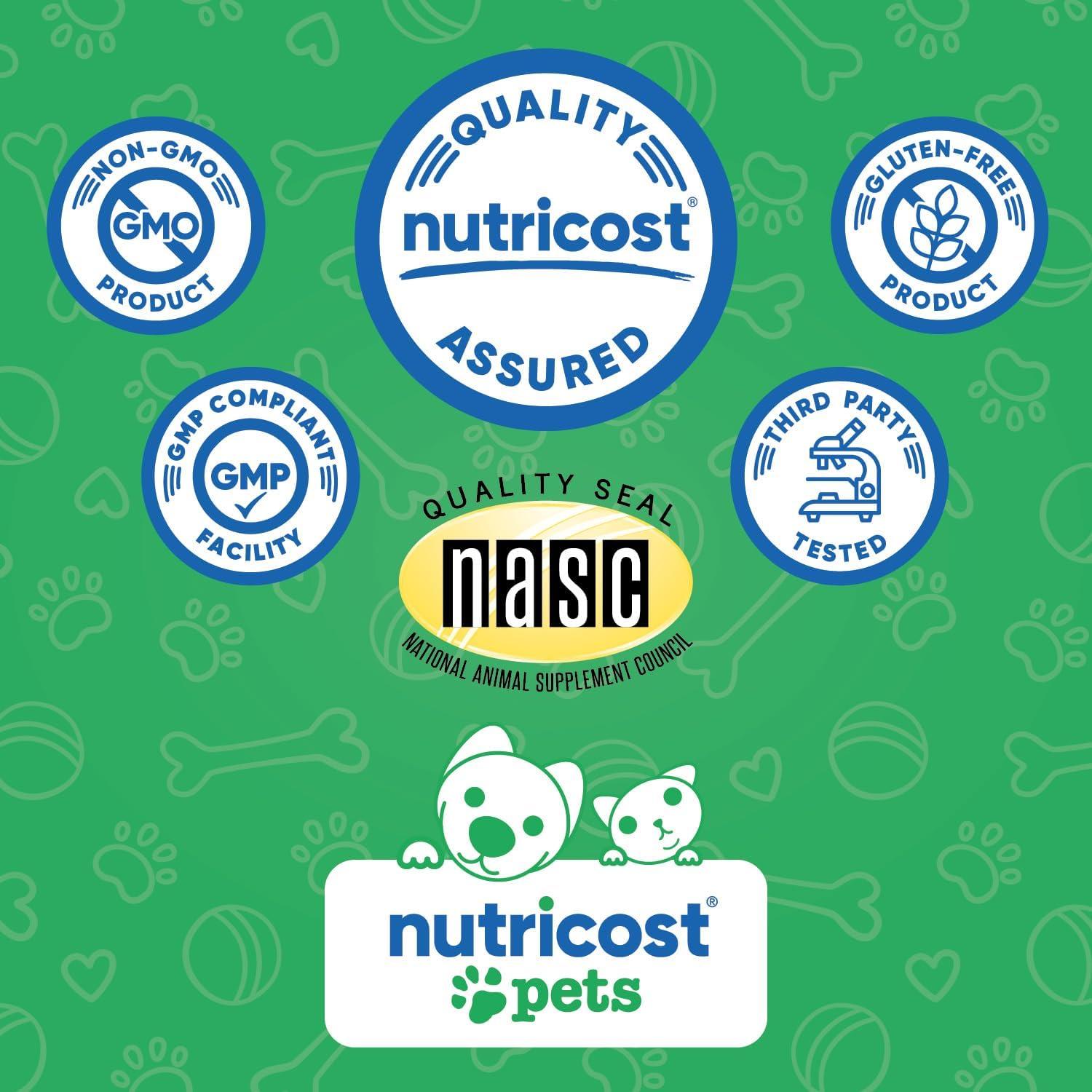 image:imageNutricost Pets Wild Alaskan Salmon Oil for Dogs and Cats 32 fl oz Supports Healthy Skin amp Coat Omega3 Fatty Acids Including EPA amp DHA