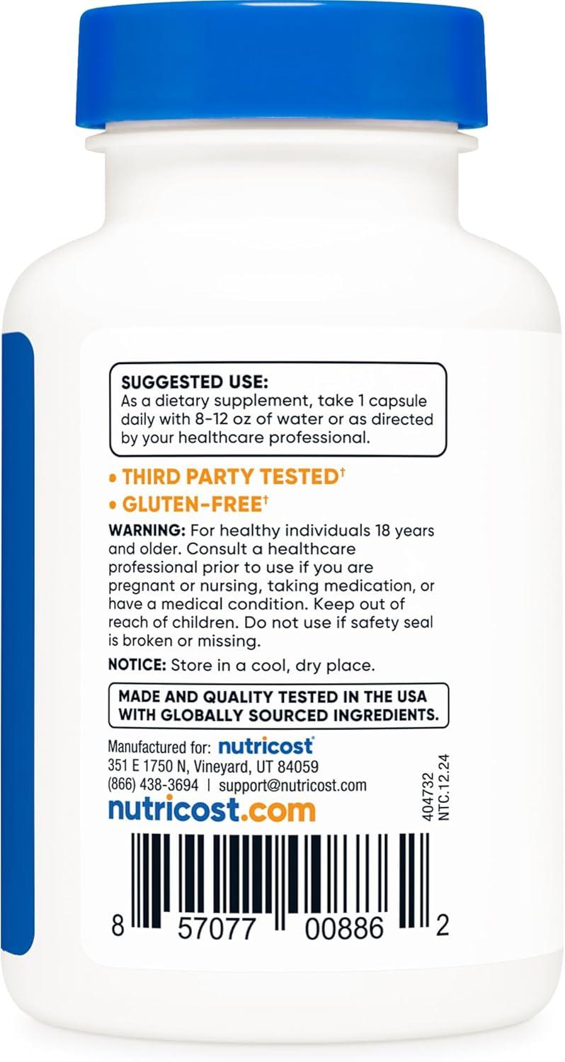image:imageNutricost Vitamin B2 Riboflavin 100mg 120 Capsules Gluten Free and NonGMO120 Count Pack of 1