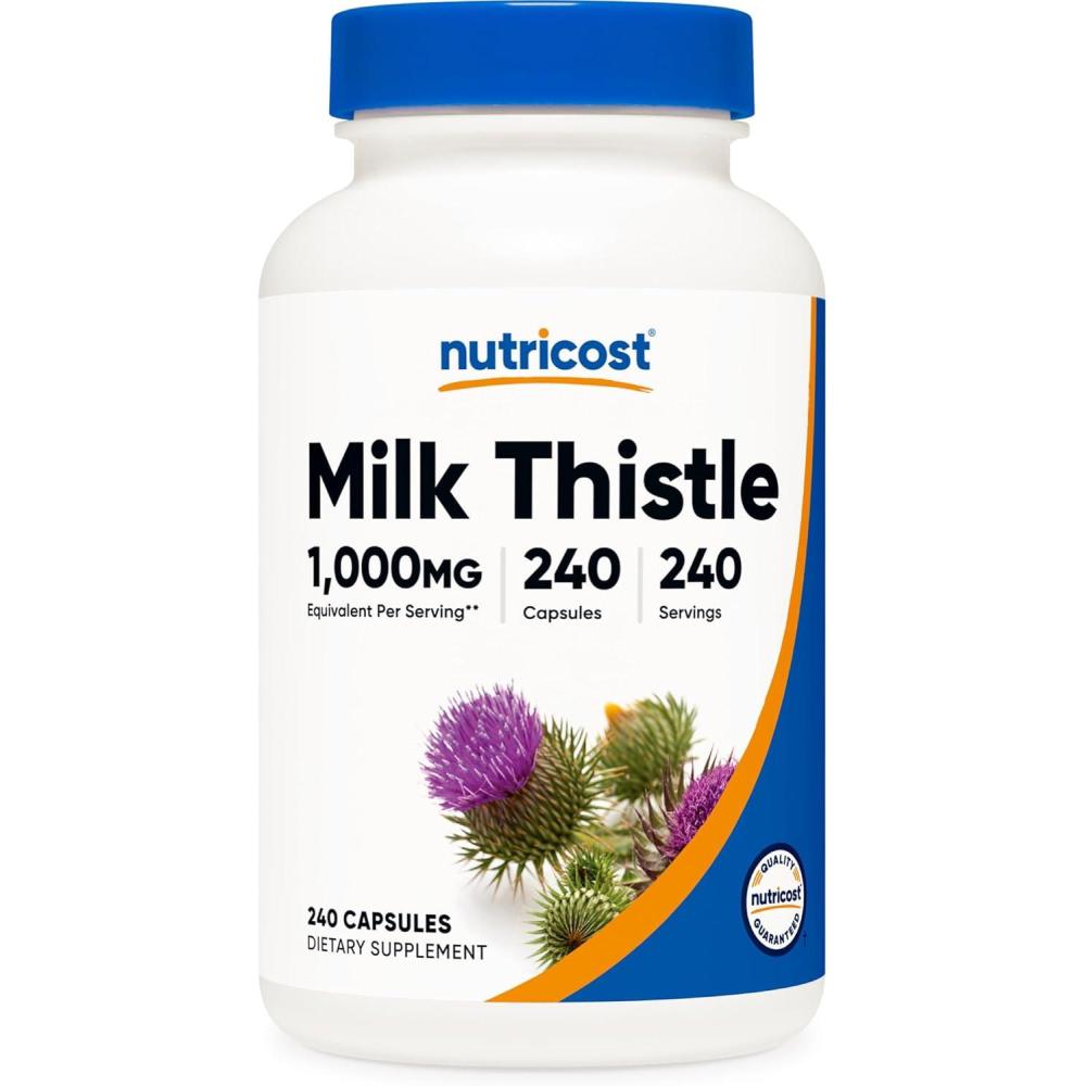 image:imageNutricost Milk Thistle Extract 240 Capsules for 240 Servings Per Bottle Vegan GMO Free and Gluten Free240 Count Pack of 1
