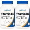 image:imageNutricost Vitamin B6 Pyridoxine HCl 100mg 240 Capsules240 Count Pack of 2
