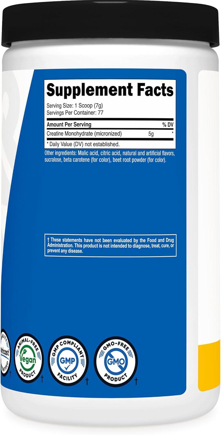 image:imageNutricost Creatine Monohydrate Micronized Powder 500G 5000mg Per Serv 5g 100 Servings 179 OzPineapple Mango