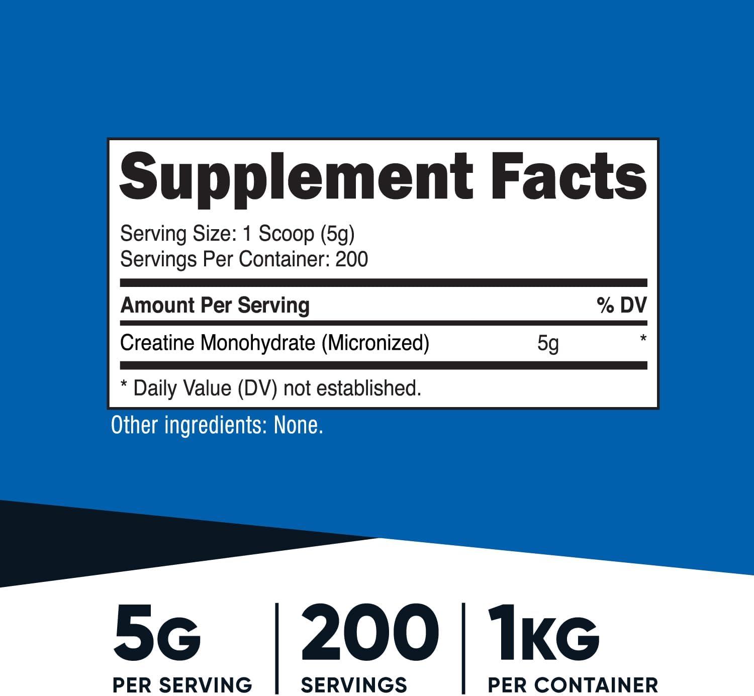 image:imageNutricost Creatine Monohydrate Micronized Powder 500G 5000mg Per Serv 5g 100 Servings 179 OzUnflavored
