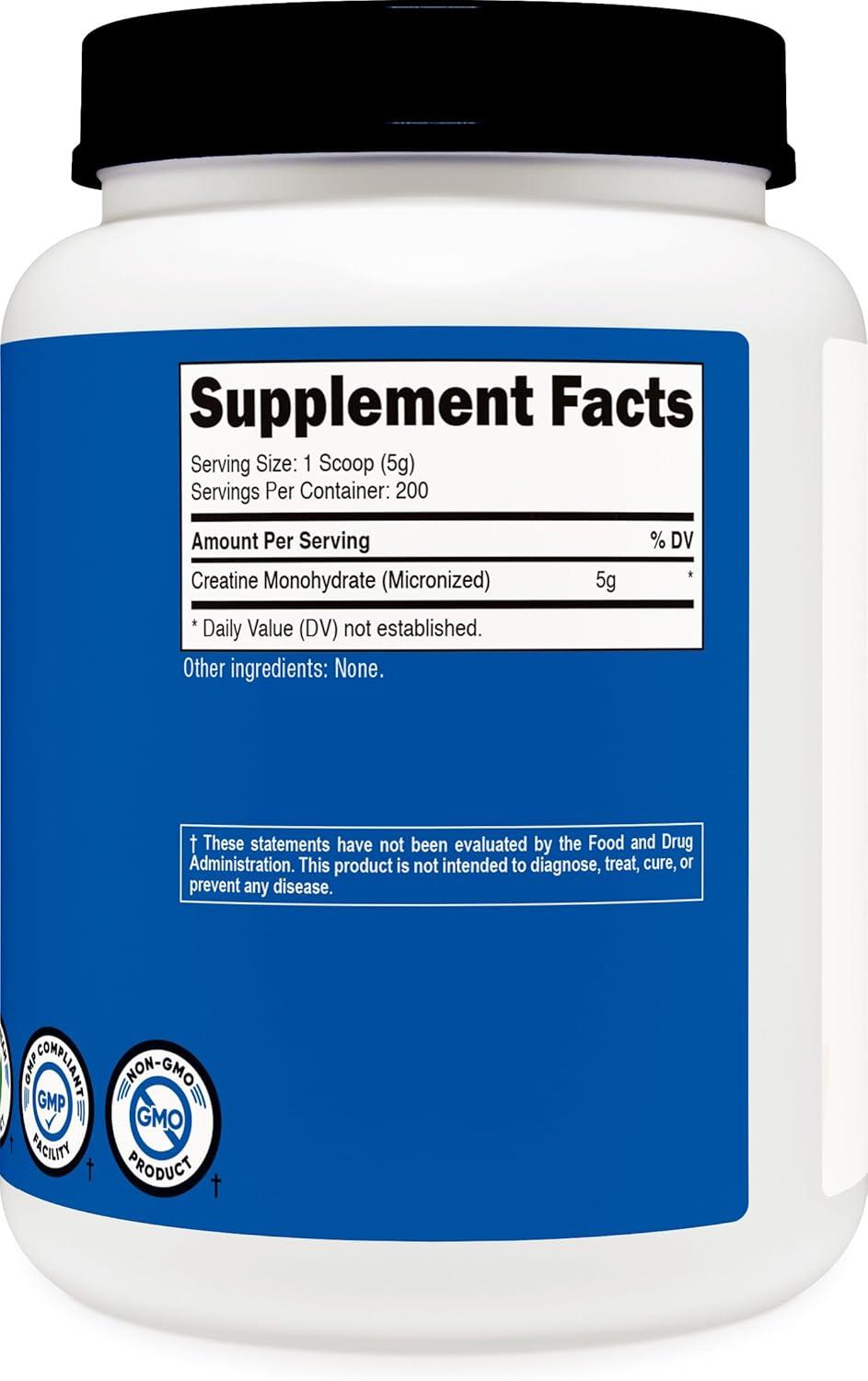 image:imageNutricost Creatine Monohydrate Micronized Powder 500G 5000mg Per Serv 5g 100 Servings 179 OzUnflavored