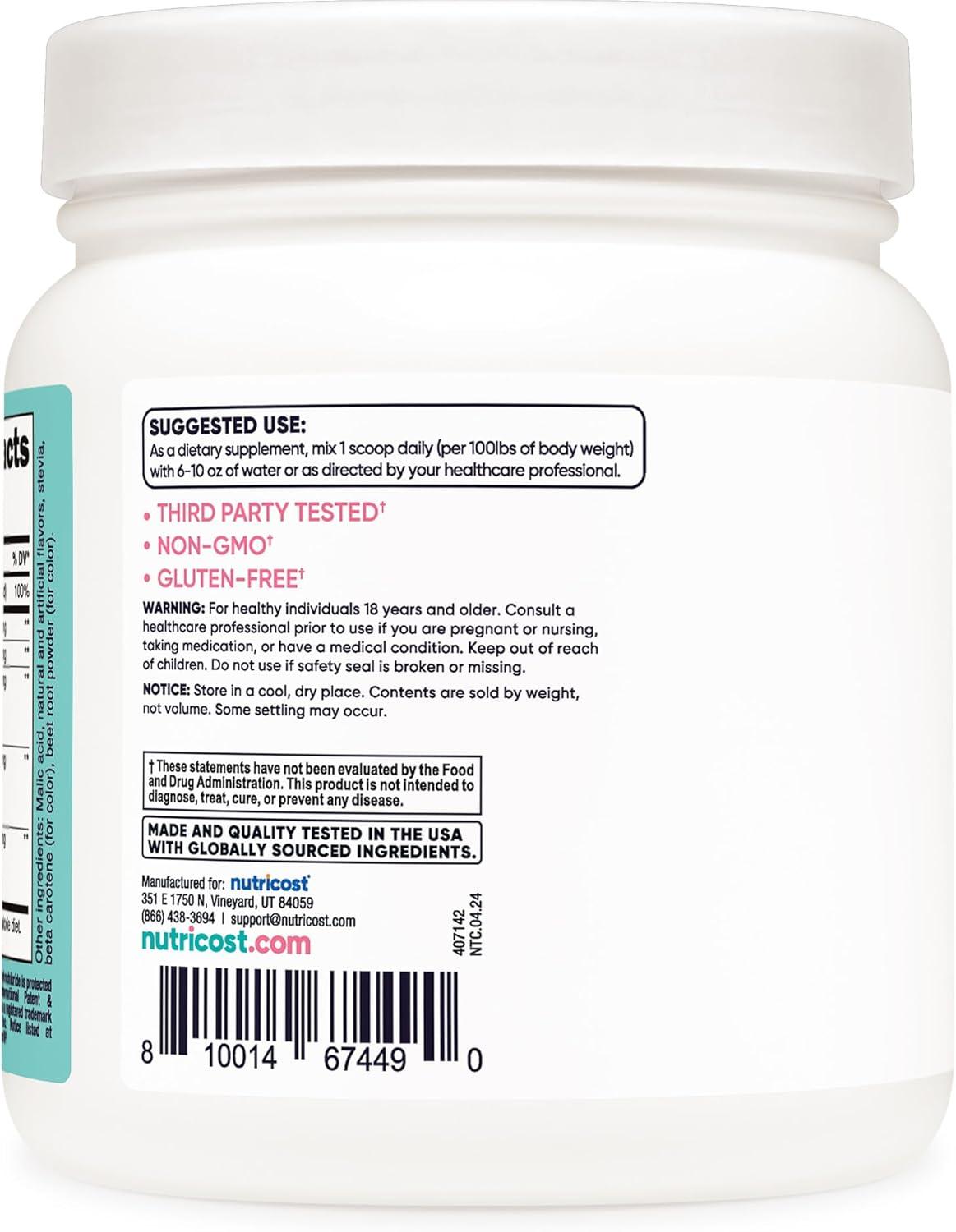 image:imageNutricost Creatine Monohydrate Powder for Women Micronized Strawberry Lemonade 50 Servings Vegetarian NonGMO Gluten FreePeach Mango