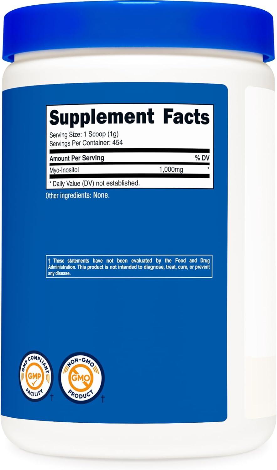 image:imageNutricost Inositol Powder 1LB 454 Grams Gluten Free NonGMO