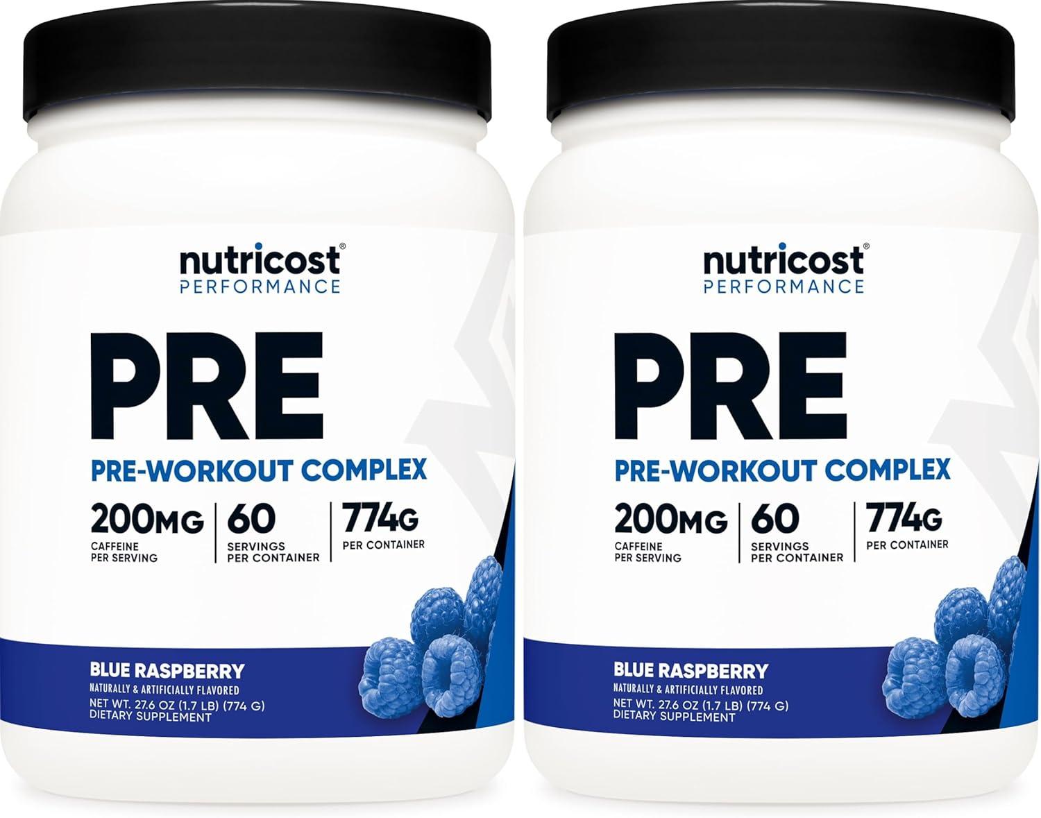 image:imageNutricost PreWorkout Complex Powder 30 Servings Blue Raspberry PreWorkout Supplement with BetaAlanine Taurine amp Amino AcidsBlue Raspberry