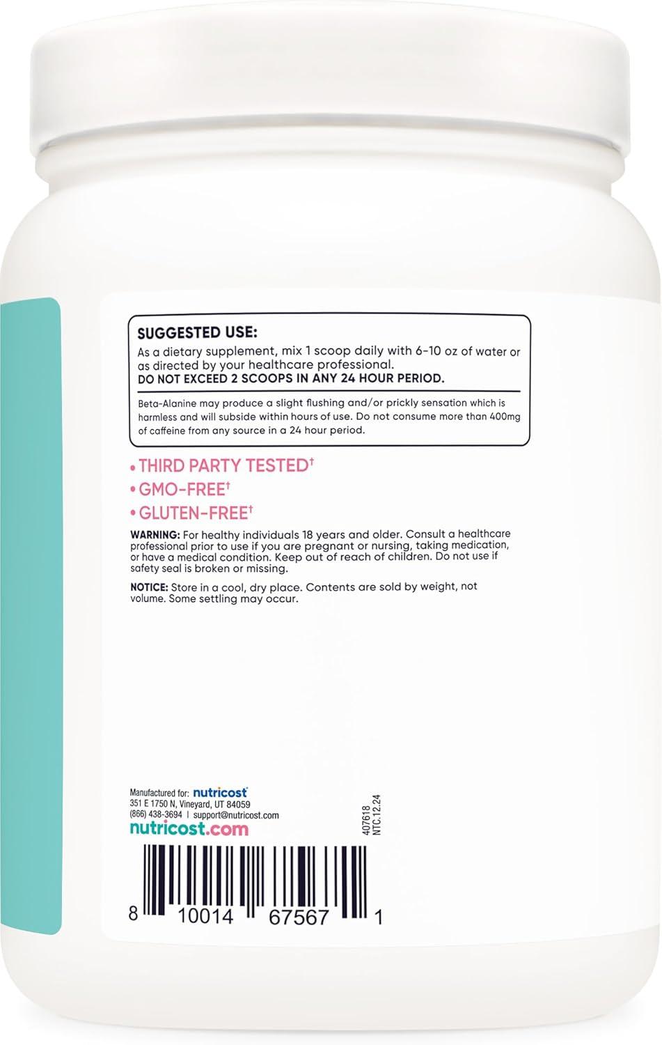 image:imageNutricost PreWorkout Powder for Women Blue Raspberry 60 ServingsBlue Raspberry