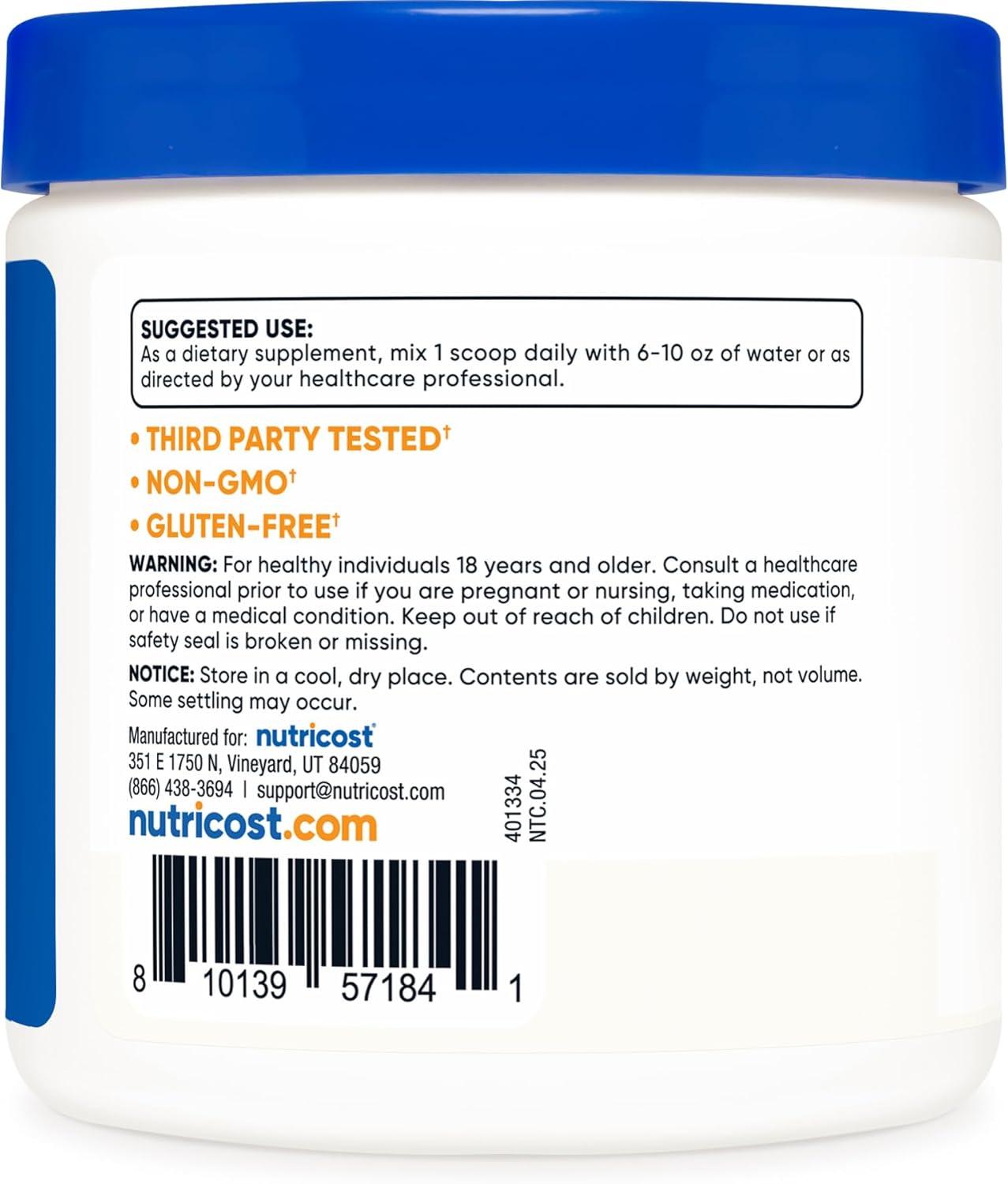 image:imageNutricost Pure Ascorbic Acid Powder Vitamin C 1LB801 Ounce Pack of 1
