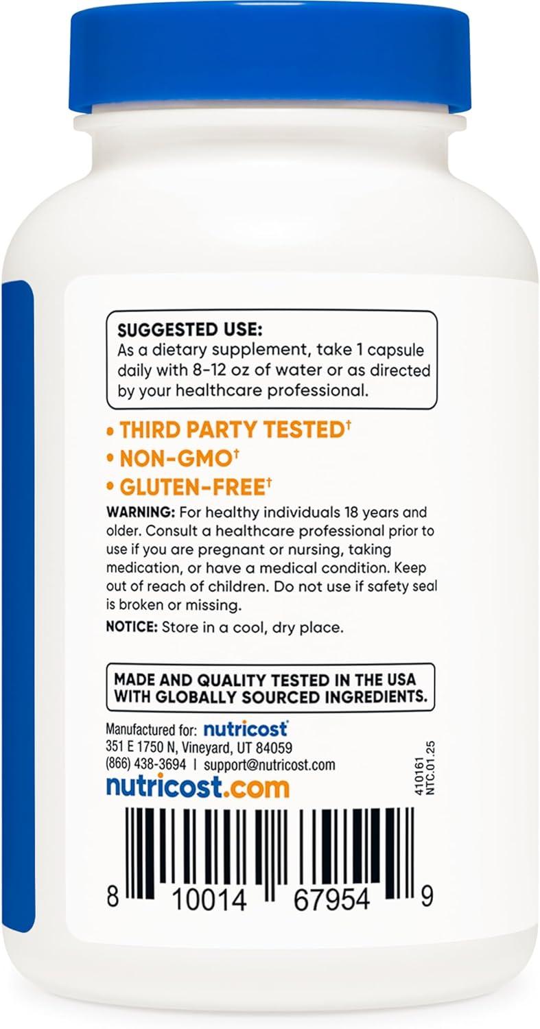 image:imageNutricost Vitamin B1 Thiamine 500mg 120 Capsules120 Count Pack of 2