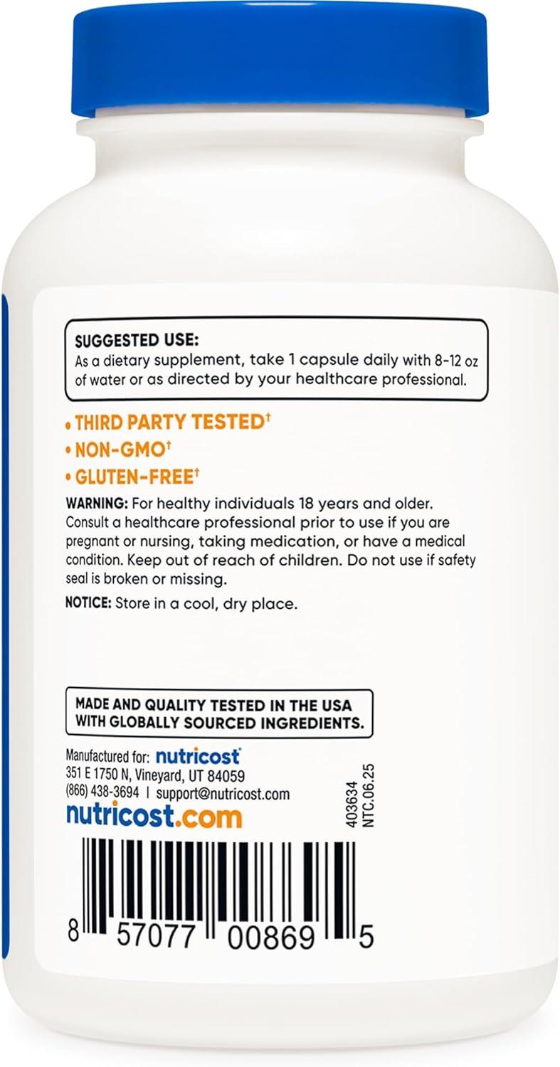 image:imageNutricost Vitamin K2 MK4 240 Capsules 100mcg Gluten Free and NonGMO240 Count Pack of 2