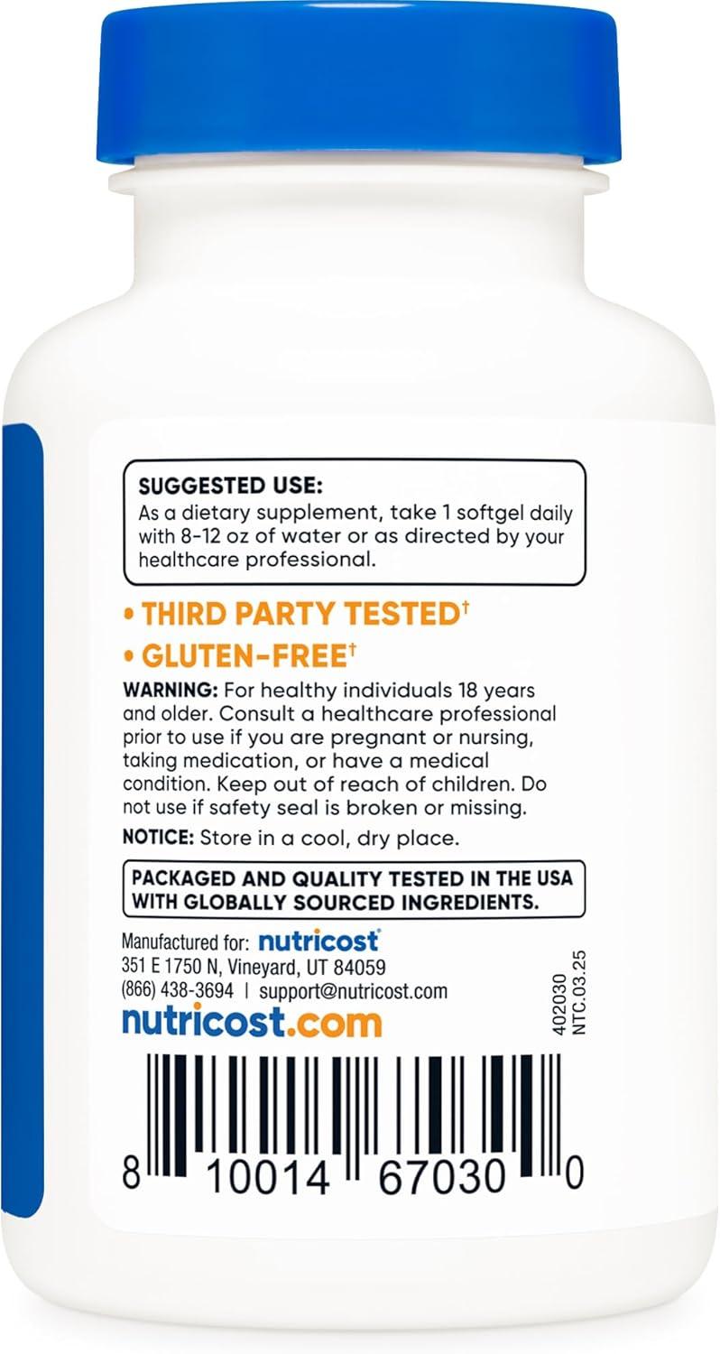 image:imageNutricost Zeaxanthin with Lutein 20mg 120 Softgels Potent NonGMO Gluten Free120 Count Pack of 2