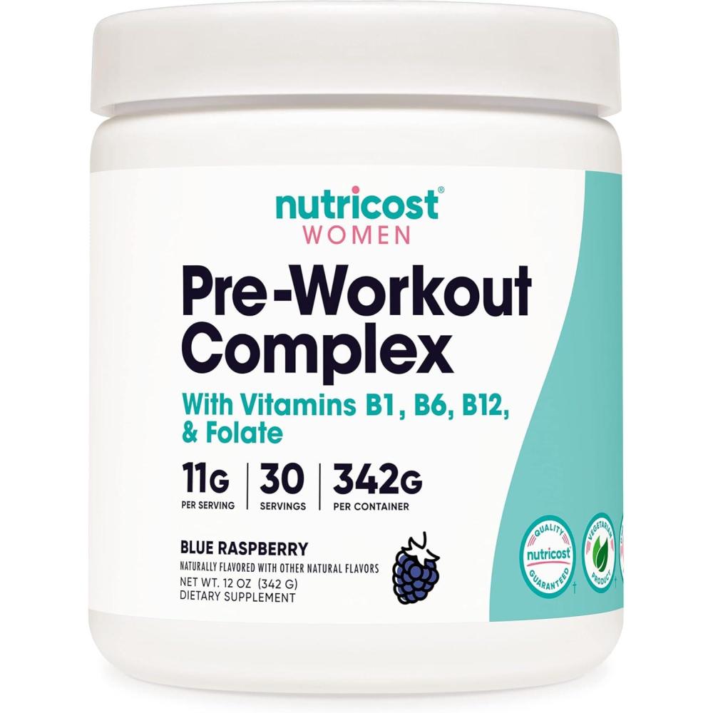 image:imageNutricost PreWorkout Powder for Women Blue Raspberry 30 Serv