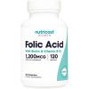 image:imageNutricost Folic Acid for Women Vitamin B9 1200 mcg 120 Capsules with B12 and Biotin Veggie Caps NonGMO amp Gluten Free