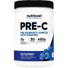 image:imageNutricost PreC PreWorkout Complex with Creatine Blue Rasberry  30 Servings Powder  Boost Fintess Routines 450g1 Pound Pack of 1