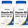image:imageNutricost Vitamin B12 Methylcobalamin 2000mcg 240 Capsules  Vegetarian Caps NonGMO Gluten Free B12 Supplement240 Count Pack of 2
