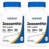 image:imageNutricost Zeaxanthin with Lutein 20mg 120 Softgels  Potent NonGMO Gluten Free120 Count Pack of 2