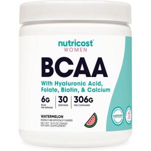 Nutricost BCAA for Women (Strawberry Lemonade, 30 Servings) – Formulated Specifically for Women – Non-GMO and Gluten-Free(Watermelon)