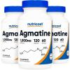 image:imageNutricost Agmatine Sulfate 1000mg 120 Capsules  Gluten Free Non GMO 500mg Per Capsule3 Count Pack of 120