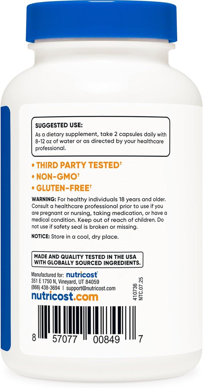 image:imageNutricost LCitrulline 1500mg 180 Capsules 750mg Per Capsule Gluten Free NonGMO Packaging May Vary120 Count Pack of 1